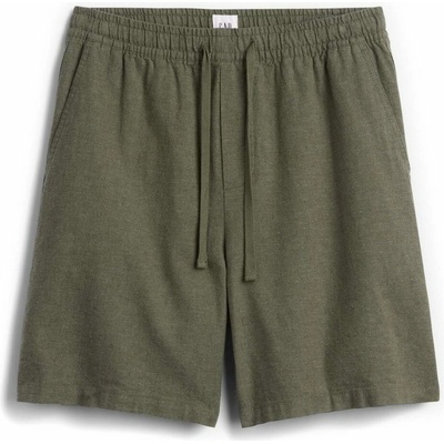 GAP Lněné kraťasy Zelená