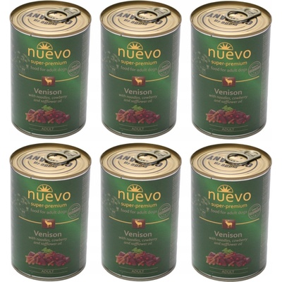 Nuevo Dog Adult Venison Menue 6 x 400 g