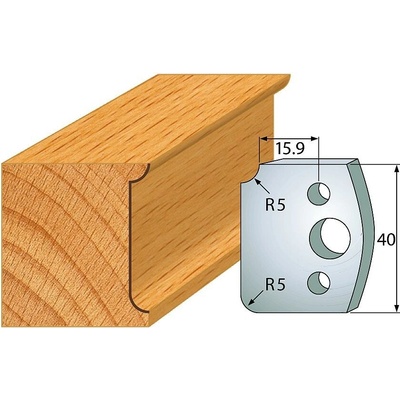 IGM Professional IGM Profil 172 - pár nožov 40x4mm SP F026-172