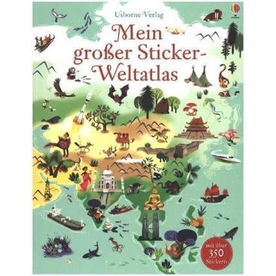 Mein großer Sticker-Weltatlas
