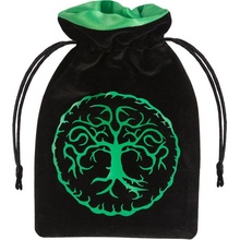 Váček na kostky Forest Black & green Velour