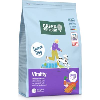 Green Petfood InsectDog with Duck Vitality 0,9 kg