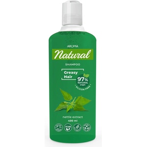 Арома Шампоан aroma natural ЗА МАЗНА КОСА С ЕКСТРАКТ ОТ Коприва 400 мл (А-Е91001)
