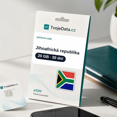 eSIM Jižní Afrika 20 GB / 29 dní - Jihoafrická republika 067665