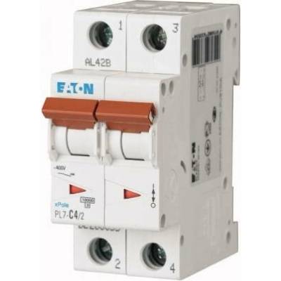 Eaton 2p C 4A 10kA PL7
