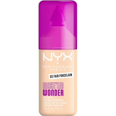 NYX Professional Makeup Make-up Make 'EM Wonder 02 Fair Porcelain 30 ml
