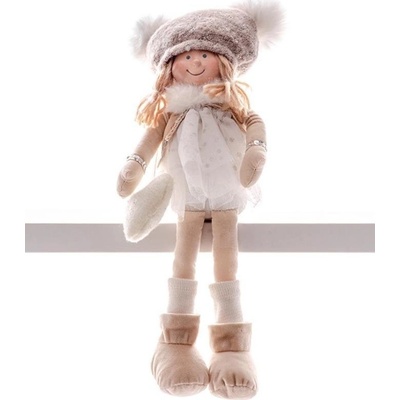 MagicHome XmMX667 Dekorácia deti biele 22 cm