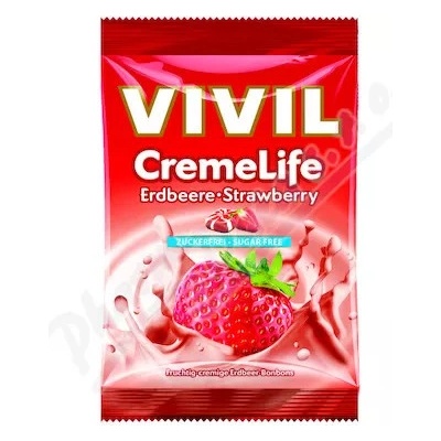 Vivil Creme life jahoda bez cukru 60 g