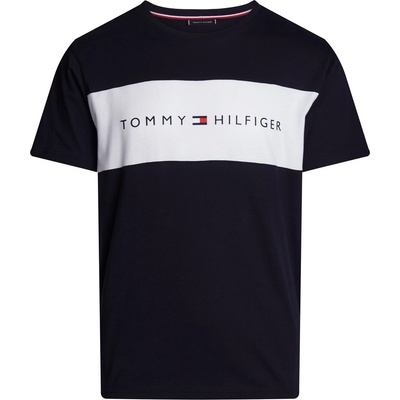 Tommy Hilfiger Тениска Tommy Hilfiger Cotton Panel T-Shirt - Navy/White