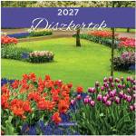 Lizzycalendar Стенен календар LIZZYCALENDAR 300x600 мм, вертикален, „Декоративни градини 2027 (7540227007)