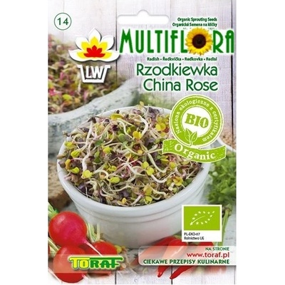 ŘEDKVIČKA China Rose BIO -organické semena na klíčky 20g
