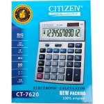  Калкулатор Цитизен Citizen CT - 7620 с 12 цифри и двойно захранване Калкулатори