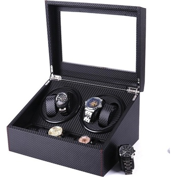 Кутия за навиване и съхранение на автоматични часовници D38 - черна (D38-black)