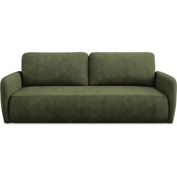 makamii Зелен шенилов разтегателен диван с място за съхранение 218 cm Lilo - Makamii (LILO_3SF_61_P1_C5)
