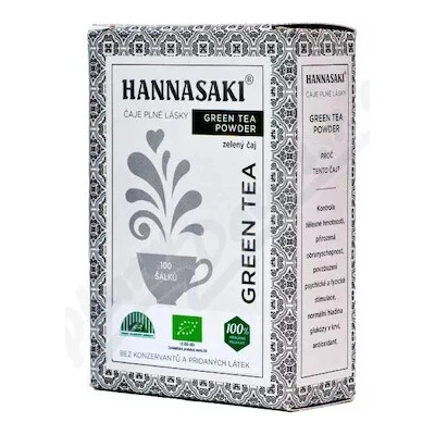 HANNASAKI Zelený čaj v prášku BIO 50 g