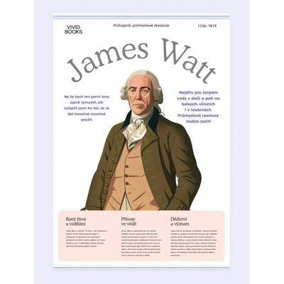 Plátěný obraz James Watt 420 × 594 mm