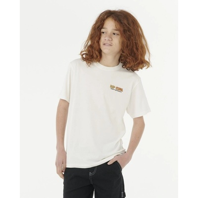 Rip Curl Surf Revival Lined Up Tee Boy Bone