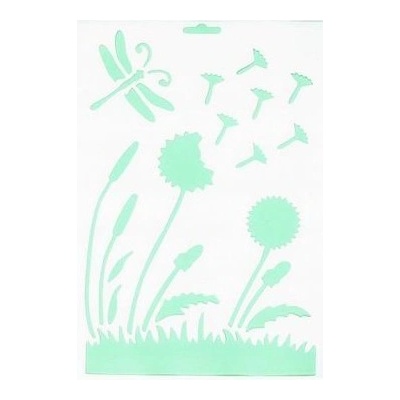 Fandy Šablona pampeliška 17x26 cm – Zboží Dáma