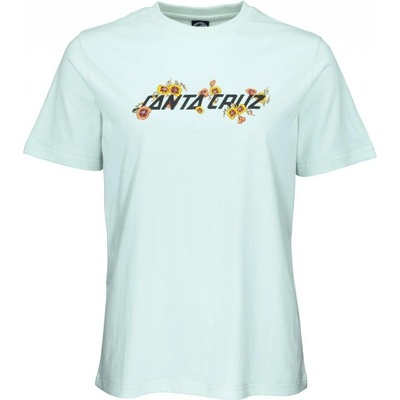 SANTA CRUZ tričko Poppy Strip T-Shirt Barely Blue