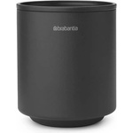 Brabantia Стойка за четки за зъби Brabantia MindSet 1005684, Лесно почистване, Широк отвор, Минерално покритие, Тъмносив (1005684)