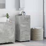 vidaXL Комплект шкафове за баня TULUM Циментено сиво 37 x 31, 5 x 82 см (880344)
