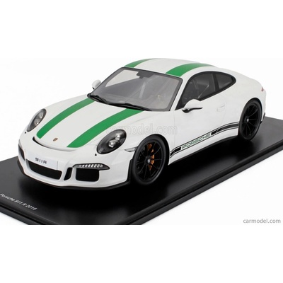 Schuco Porsche 911 991 R Coupe 2016 Bílá Zelená 1:12