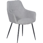 Carmen Трапезен стол barnet - сив cm (3532329) - tierradesign