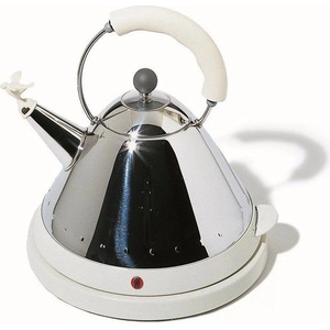 Alessi Електрически чайник MG32 Sweet Breakfast бяла ръкохватка (mg32 w) Електрически кани