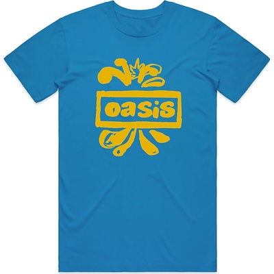 Oasis tričko Drawn Logo modré