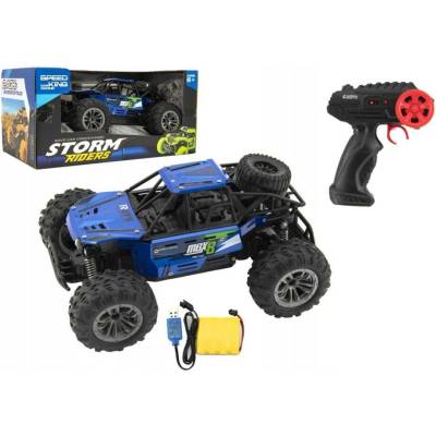 RC auto Teddies buggy terénní modré 22cm plast 2,4GHz na baterie