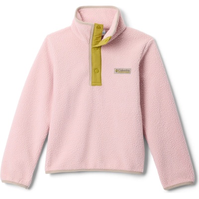 Columbia Детски поларен пуловер Columbia Kid's Helvetia II Half Snap Fleece Fleece jumper - Pink Agate / Peppercorn - размер XL (704-4211-1016)