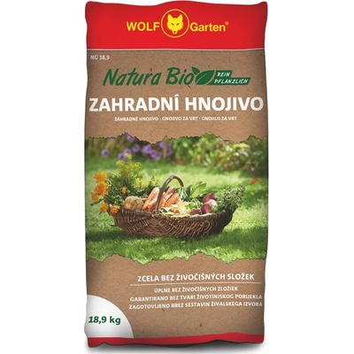 WOLF-Garten Natura Bio NR trávníkové hnojivo 18,9 kg