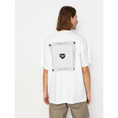Carhartt WIP Heart Bandana white black