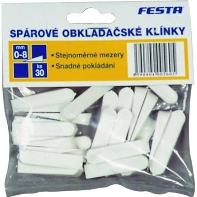 FESTA Kliny plastové škárovacie 0-4 mm/100 ks