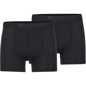 Heber Peak Мъжко мериносово термобельо Heber Peak MerinoMix165 PineconeHe. Boxer 2-Pack Merino base layer - Black / Black - размер 3XL (015-2303-0116)