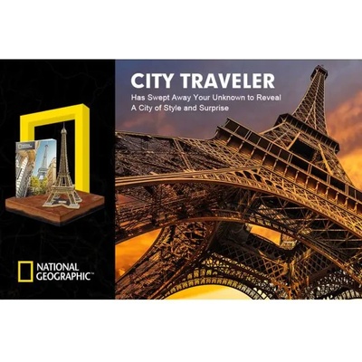 CubicFun Пъзел 3D National Geographic Eiffel Tower (Paris) 80ч