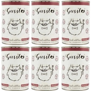 Gussto Cat Fresh Wild Boar 6 x 400 g