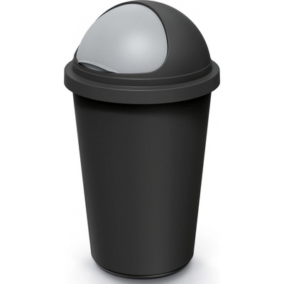 Monzana® Odpadkový koš 50 l černošedý