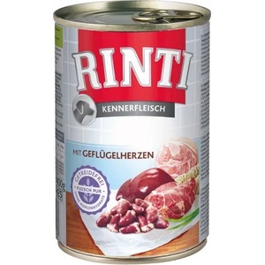RINTI Kennerfleisch Adult - консерва за кучета със сърца от домашни птици - 400 гр - Германия