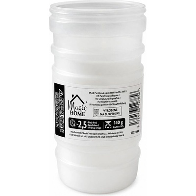 MagicHome Náplň Magic Home, 2,5 dňa, 140 g, 115 mm, do kahanca, parafín