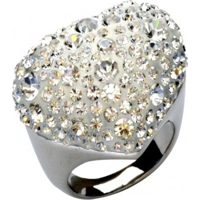 Auren se Swarovski Elements bílé srdce velké Krystal 503 358