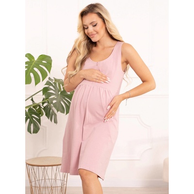 Kojící noční košile Sofia Dust Pink