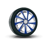 NRM капаци 14", drift extra сребърно синьо 4брой (vtv-pu-22309)