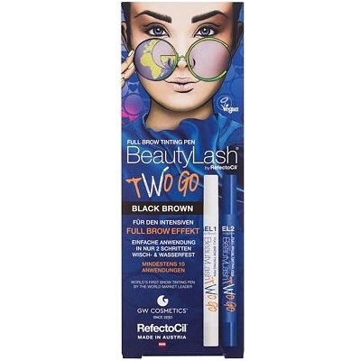 RefectoCil barva na obočí BeautyLash Two Go Black Brown Tinting Pen 1 ml – Zbozi.Blesk.cz