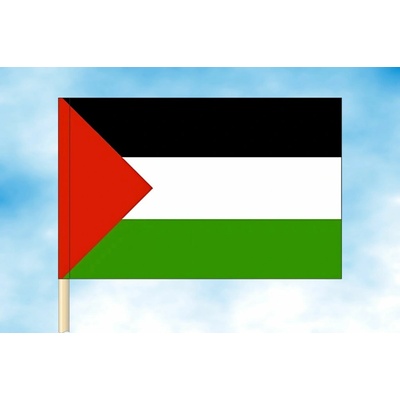 LIBEA, s.r.o. Vlajka Palestiny Rozměr: 30×45 cm, Uchycení: Návlek na žerď