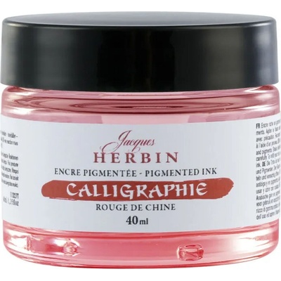 Jacques Herbin Calligraphy Калиграфско мастило Chinese Red 40 ml 1 бр (11327T)