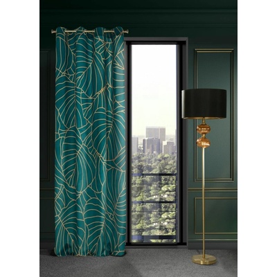 HOTOVÝ ZÁVES/LIMITED COLLECTION/LILI2/ 140X250 KOV.KRÚŽKY TUR+BE