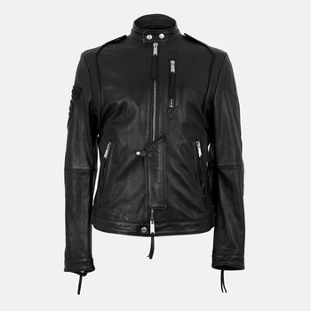 Dsquared2 Яке DSQUARED2 Men's Leather Tailored Fit Jacket - Black