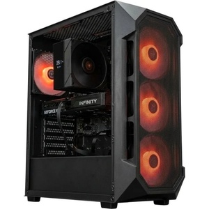 ALLRIGS Геймърски компютър ALLRIGS Okapi Core - RTX 5060 8GB, AMD Ryzen 5 7500F, 32GB DDR5, 1TB NVMe, 650W, въздушно охлаждане, WiFi (AR-OKAPI-5060-32-1T-WIFI)