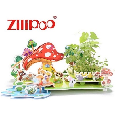 Zilipoo Ботанически 3D пъзел Ферма с живи растения Z-003